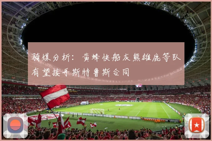 骑媒分析：黄蜂快船灰熊雄鹿等队有望接手斯特鲁斯合同